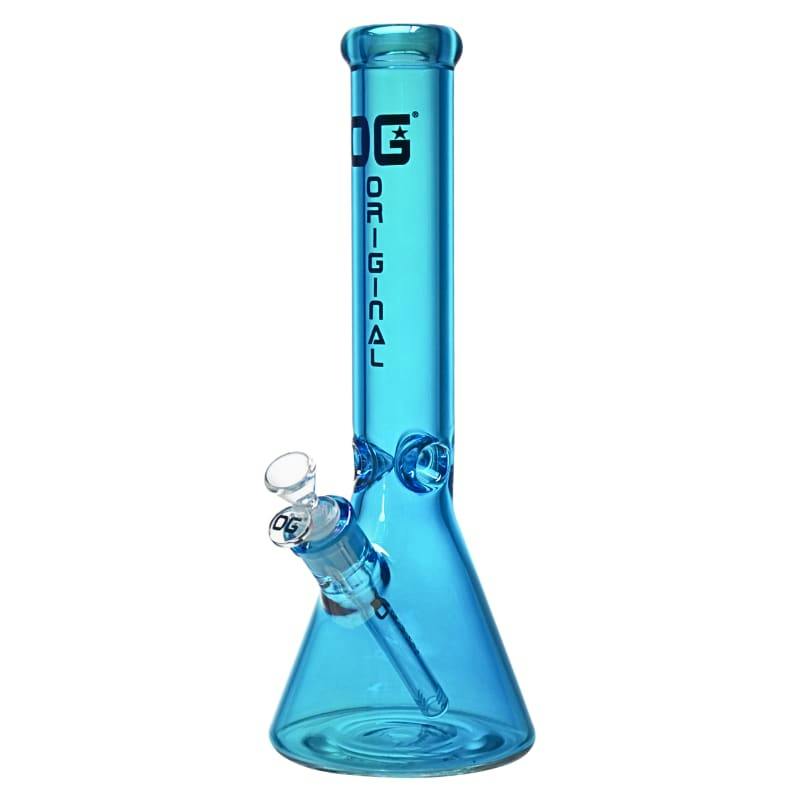 OG Original - Color Blaze Bong - Blue 14" 7mm