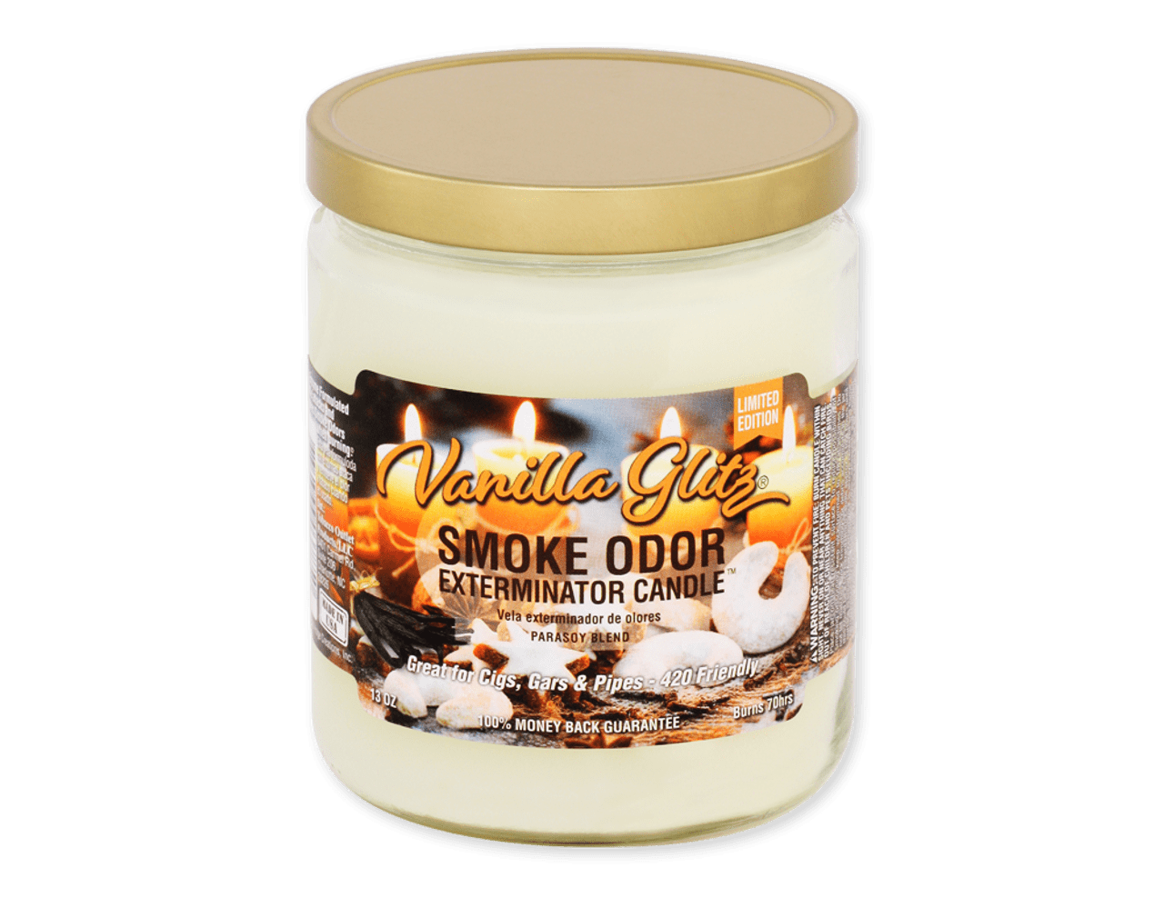 Smoke Odor 13oz Candle - Vanilla Glitz