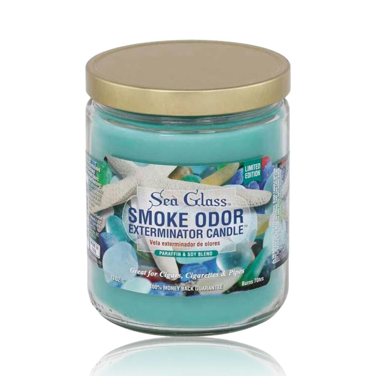 Smoke Odor Exterminator Candle Sea Glass