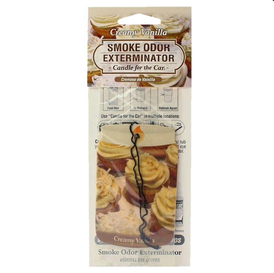 Smoke Odor Car Air Freshener - Creamy Vanilla