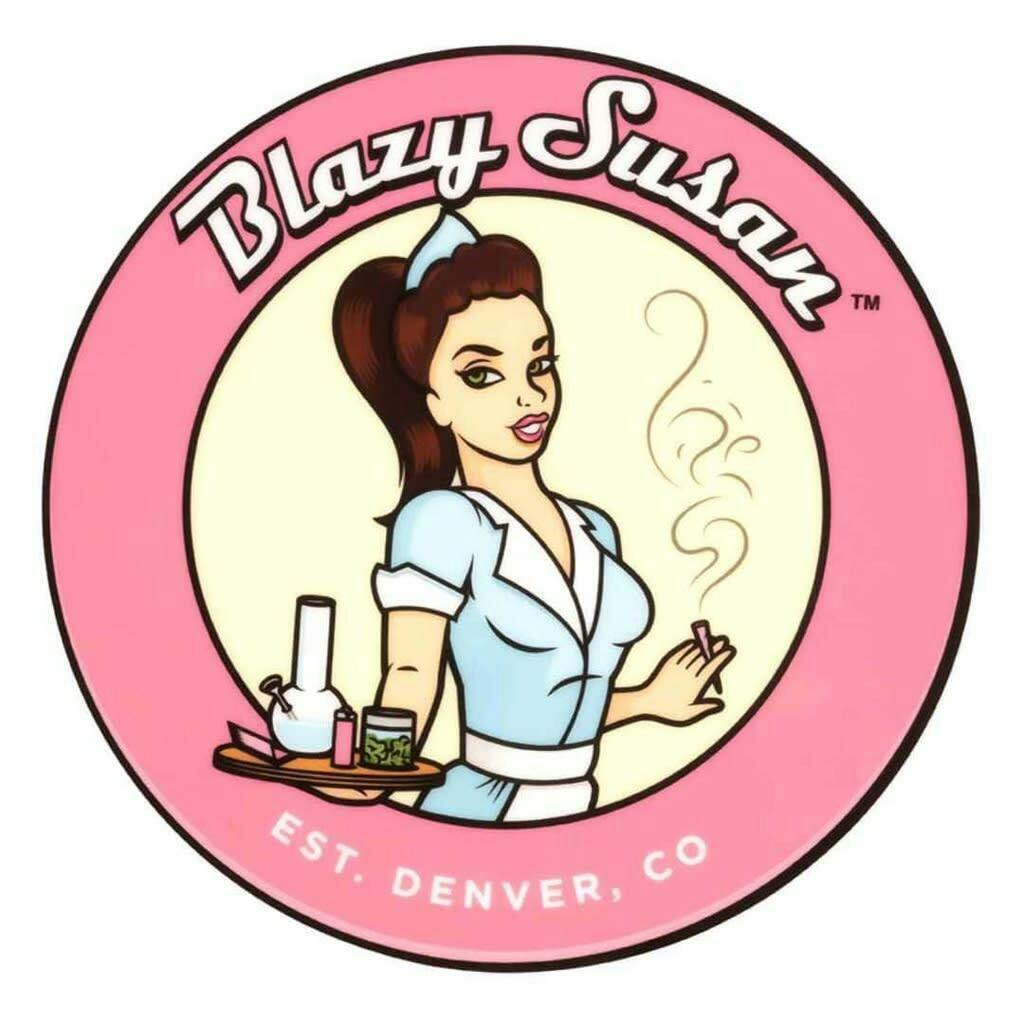 Blazy Susan - Round Silicone Dab Mats - Pink