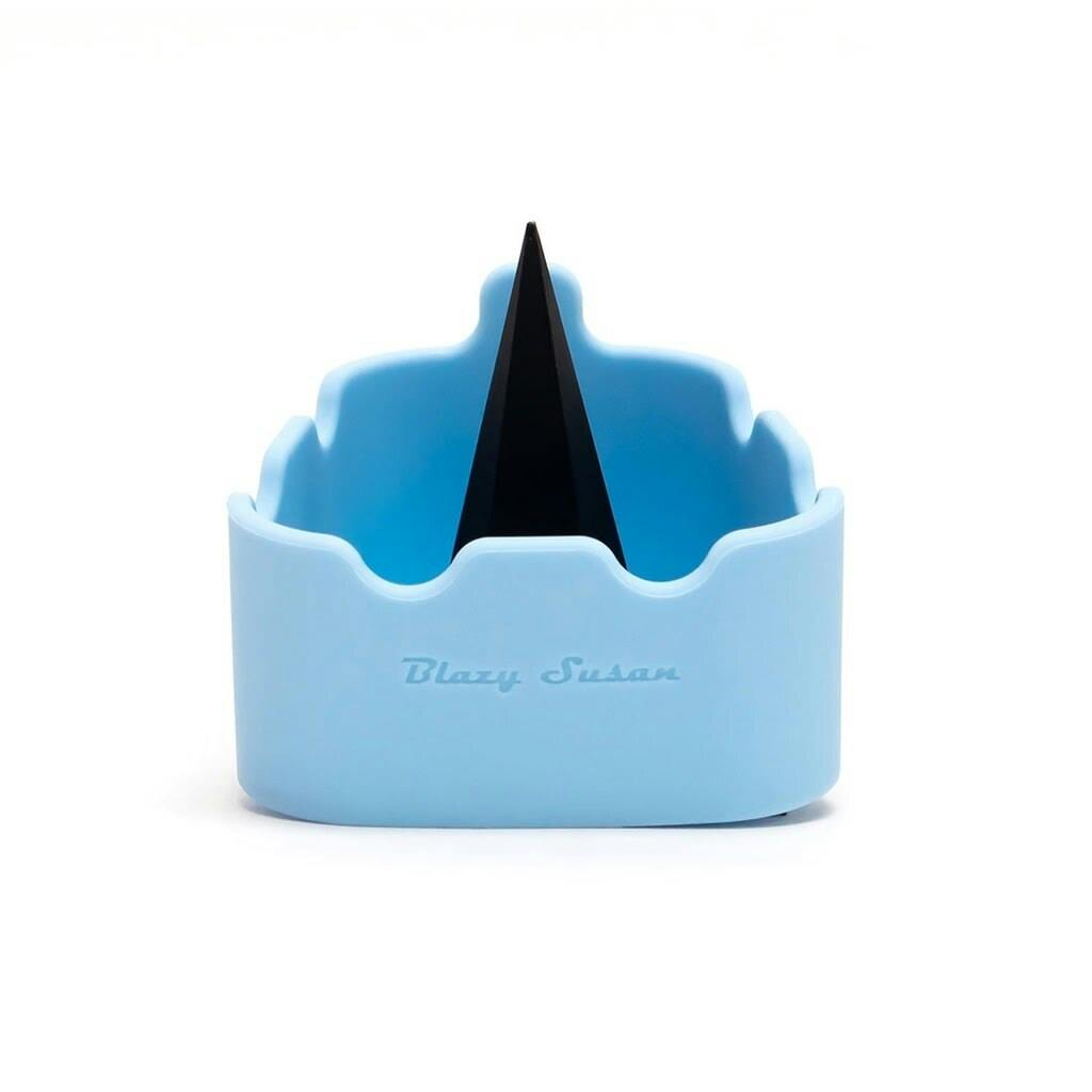 Blazy Susan - Silicone Deluxe Ashtray and Bowl Cleaner - Blue