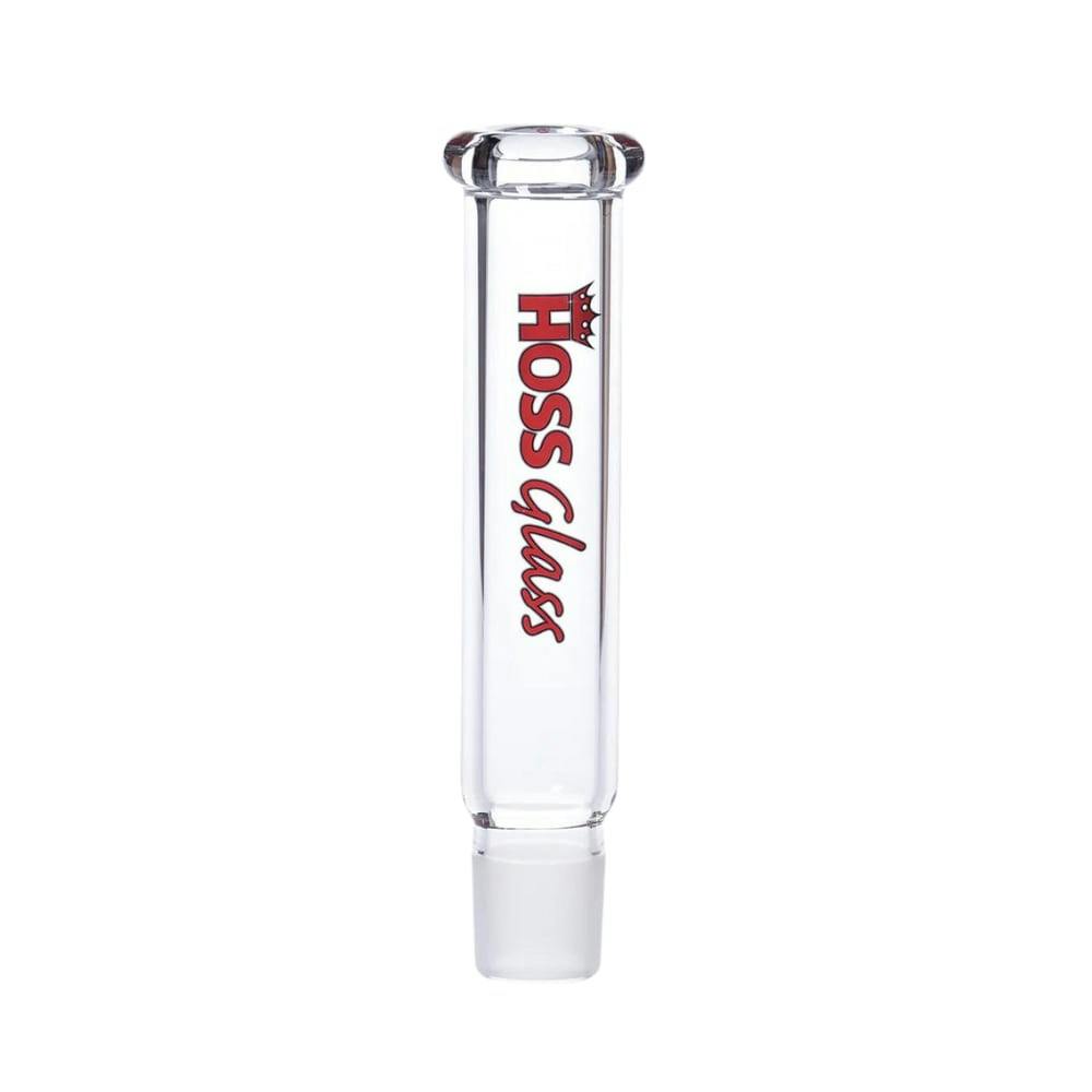 9" 7mm Hoss Glass Top Tube - Red