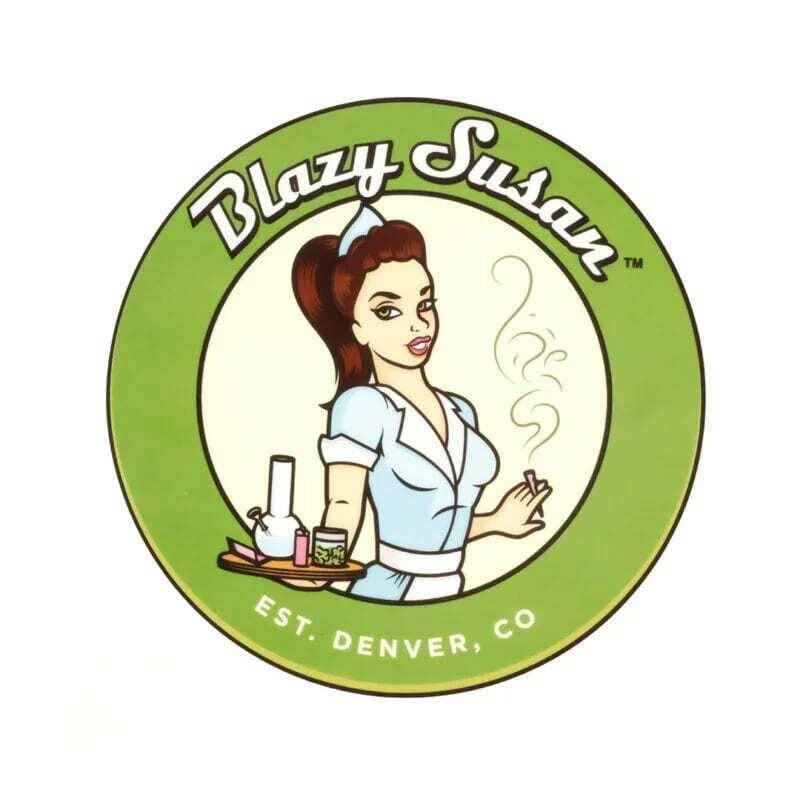 Blazy Susan - Round Silicone Dab Mats - Green