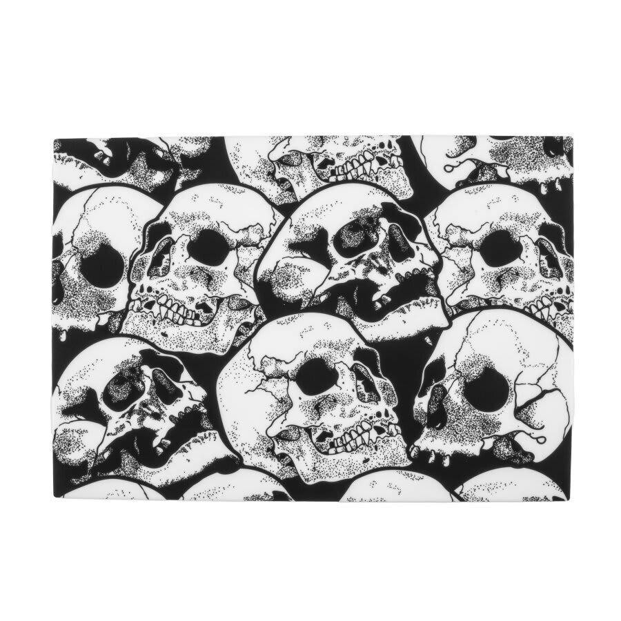 SKULLS STYLE 12" X 8.5" DAB MAT