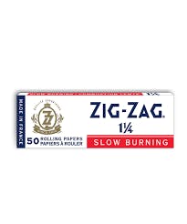 WHITE 1 1/4" ZIG ZAGS