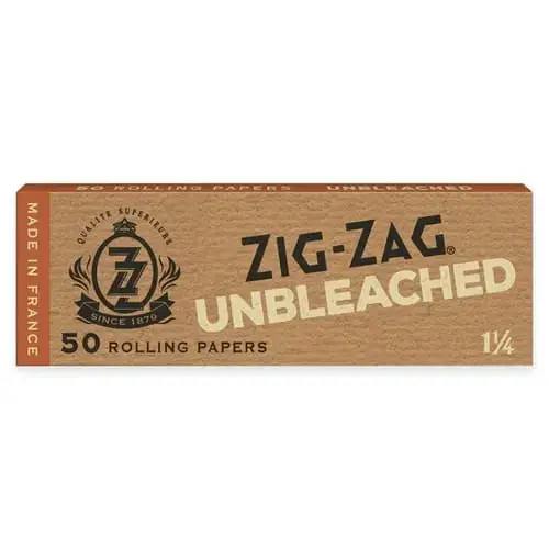 UNBLEACHED 1 1/4 ZIG ZAGS
