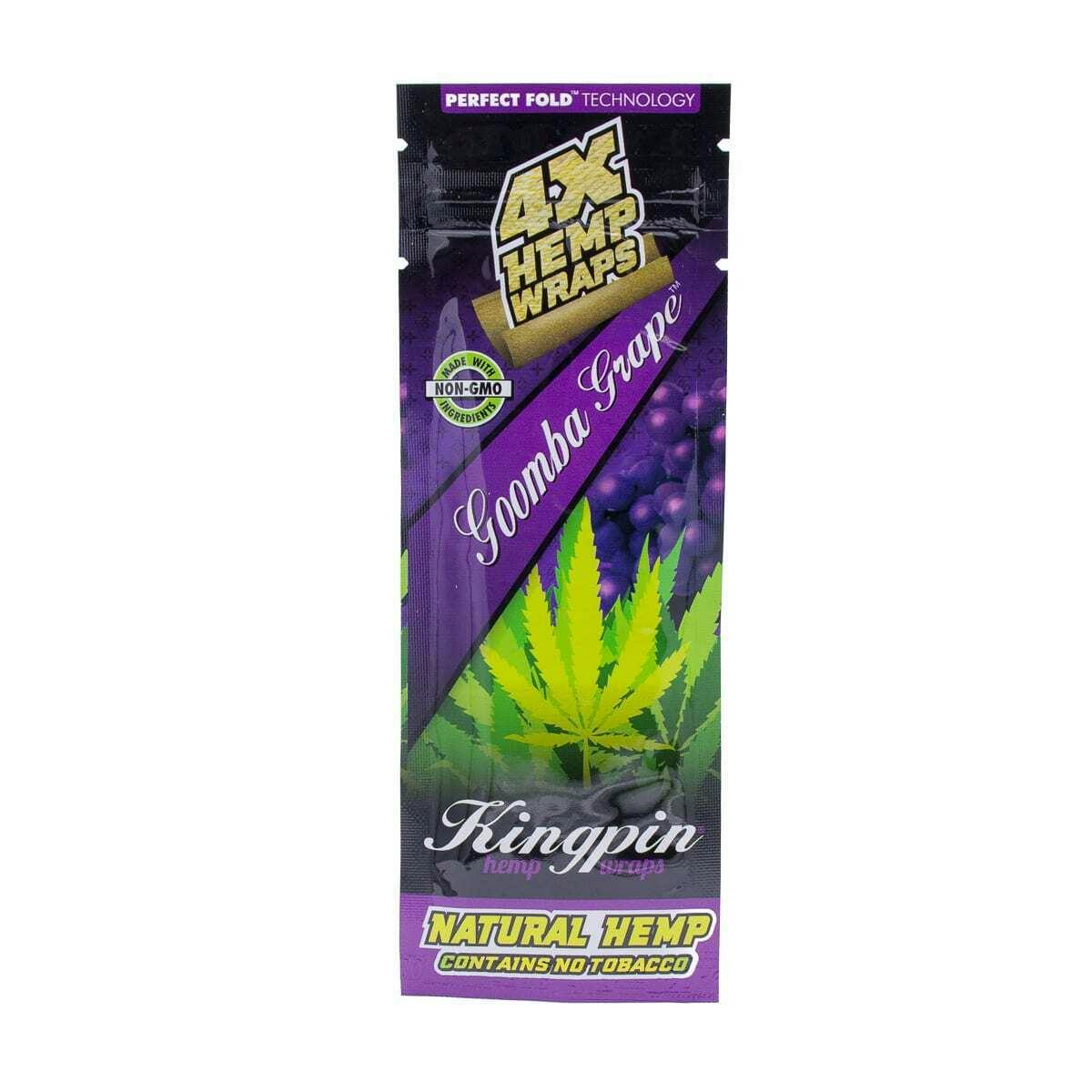 GOOMBA GRAPE KINGPIN HEMP WRAPS