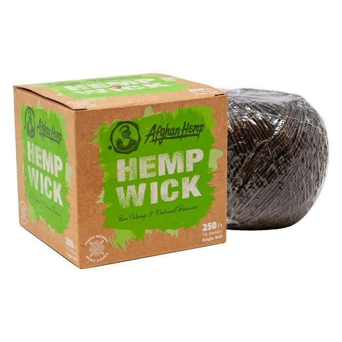 AFGHAN HEMP WICK 250 FT.