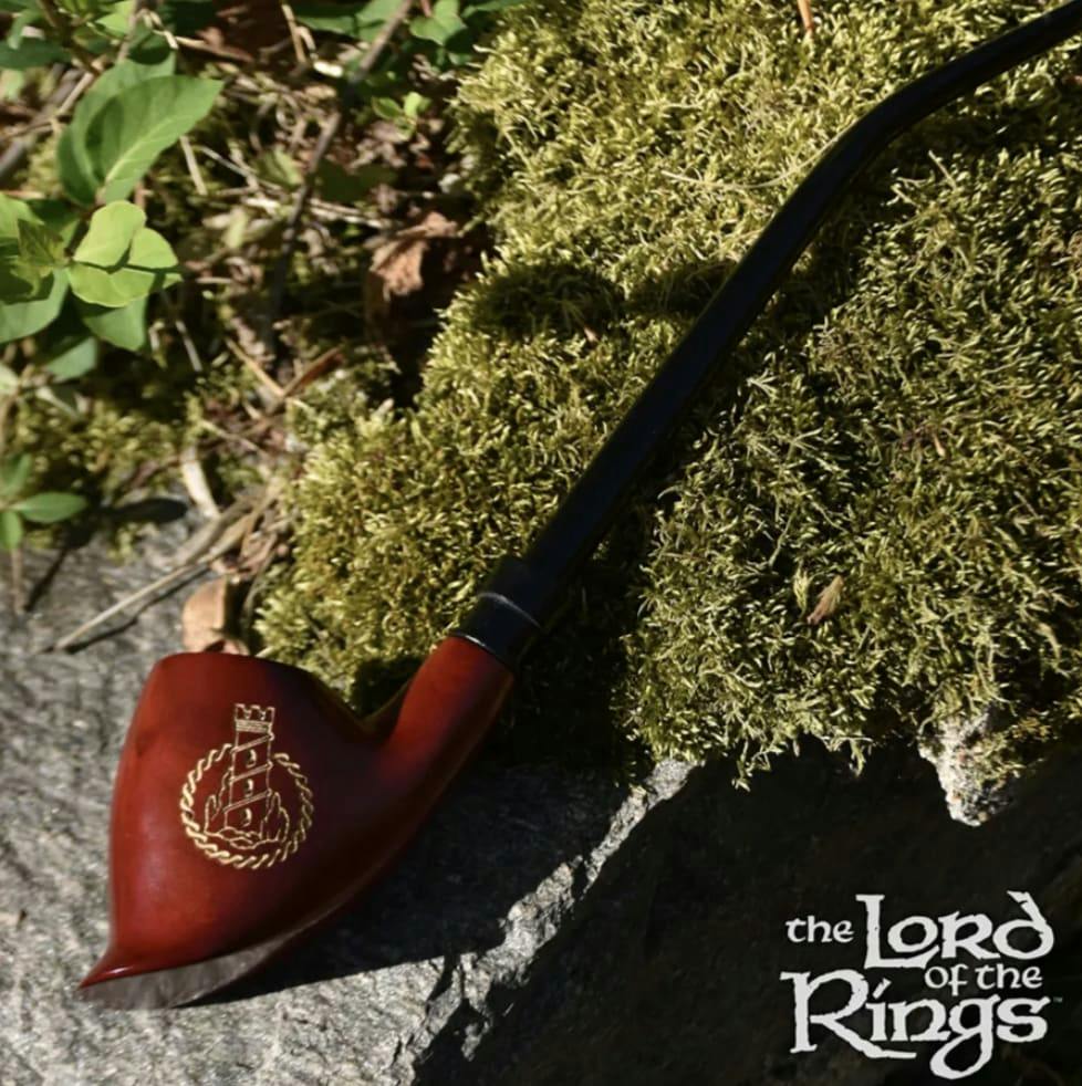 Shire Pipes - The LOTR - Two Towers - 12.5" - Cherrywood w/ 2 Interchangeable stems: straight or ...