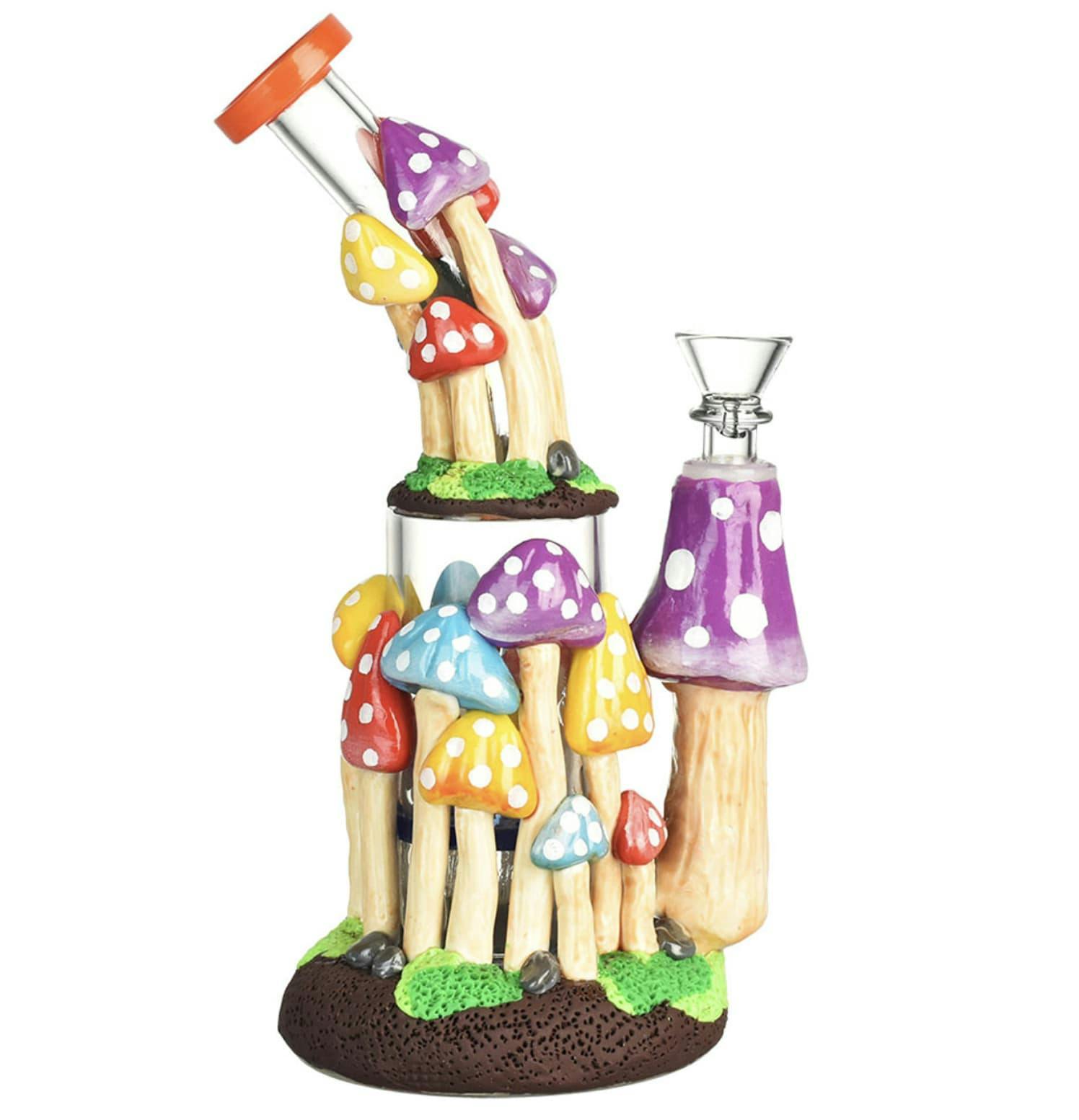 9" Pulsar Shroom Forest Bong