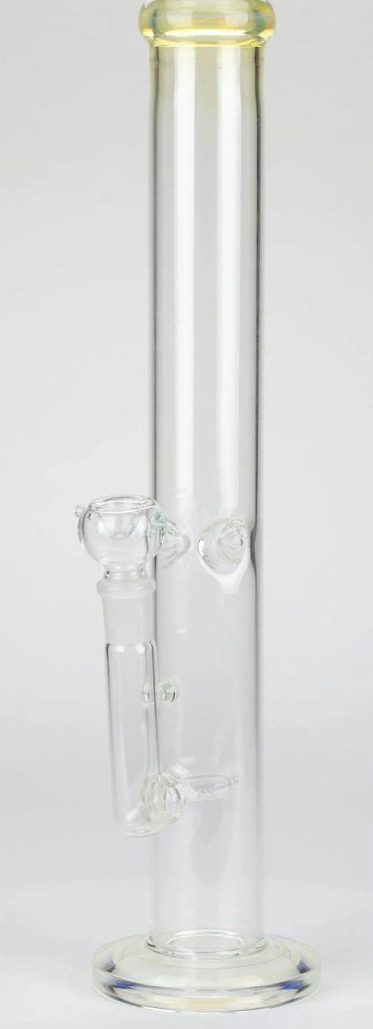 16" straight glass tube water bong - 16" straight glass tube water bong