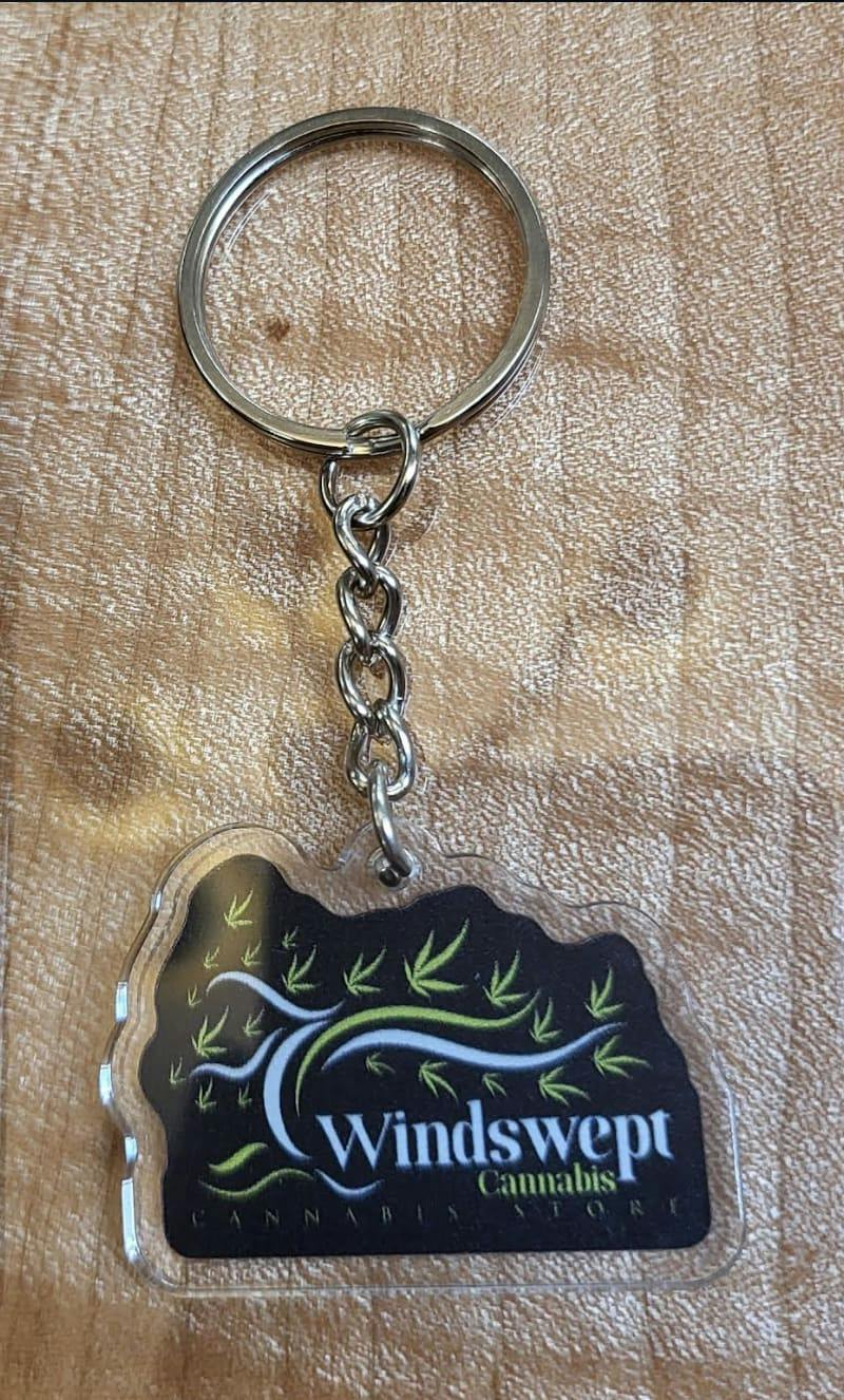 Windswept Key Chain - 1.5" x 1.5"