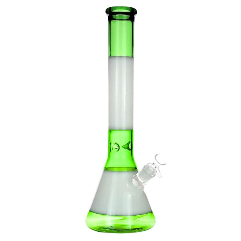 16" Arsenal Dual Tone Elegance Beaker Bong - Green