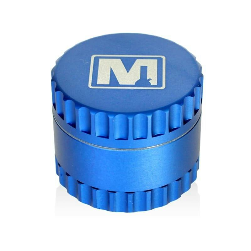 Marley 4-Piece Textured Grip Aluminum Grinder - Blue