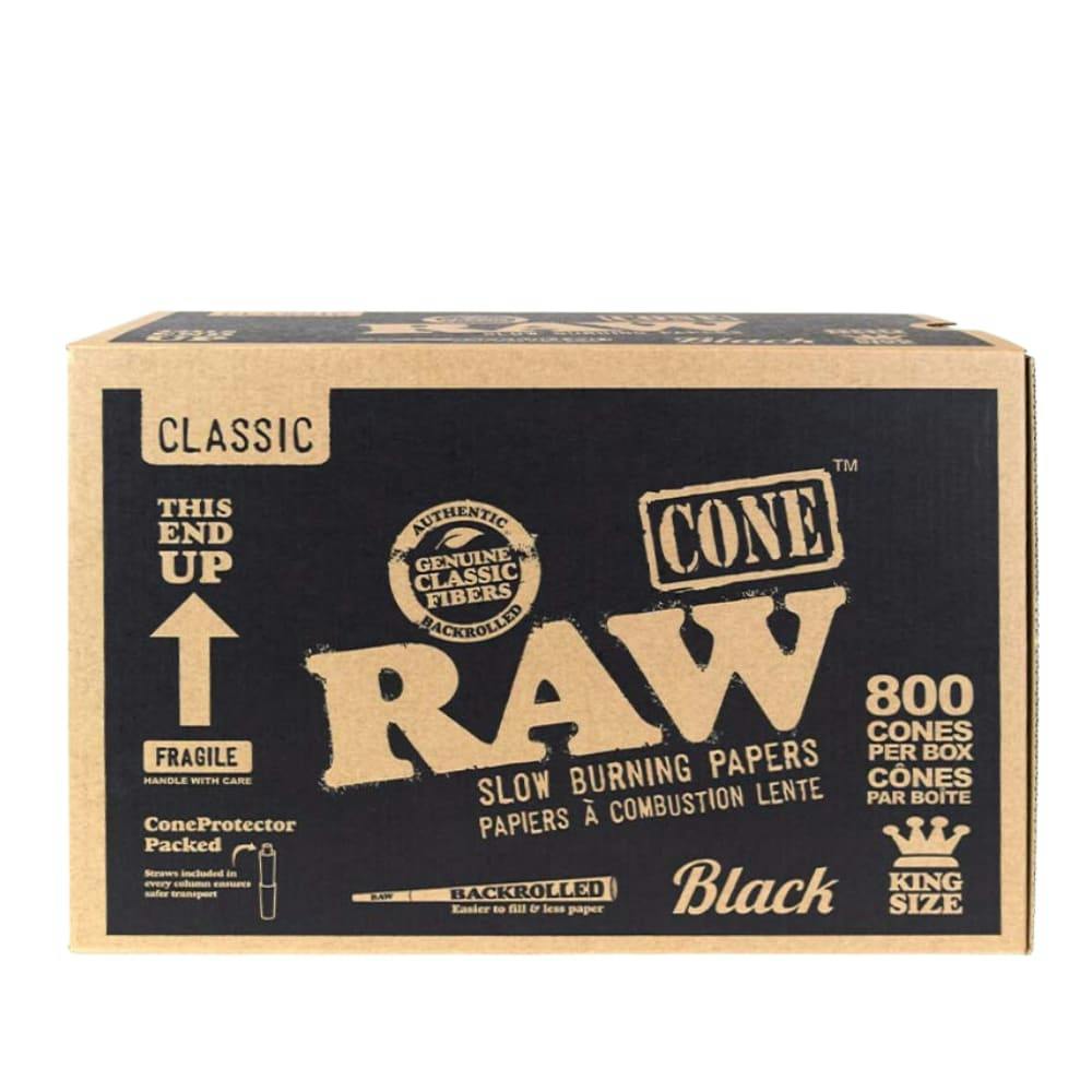 Black Natural Artisan KS Pre-Rolled Cones - 800ct