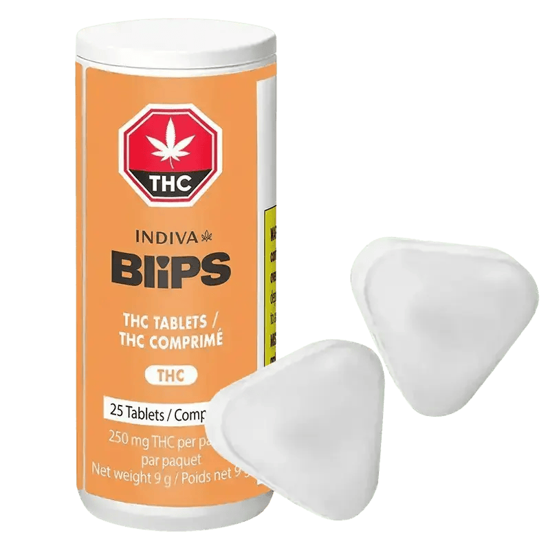 THC Tablets | 25 Caps | Indiva Blips