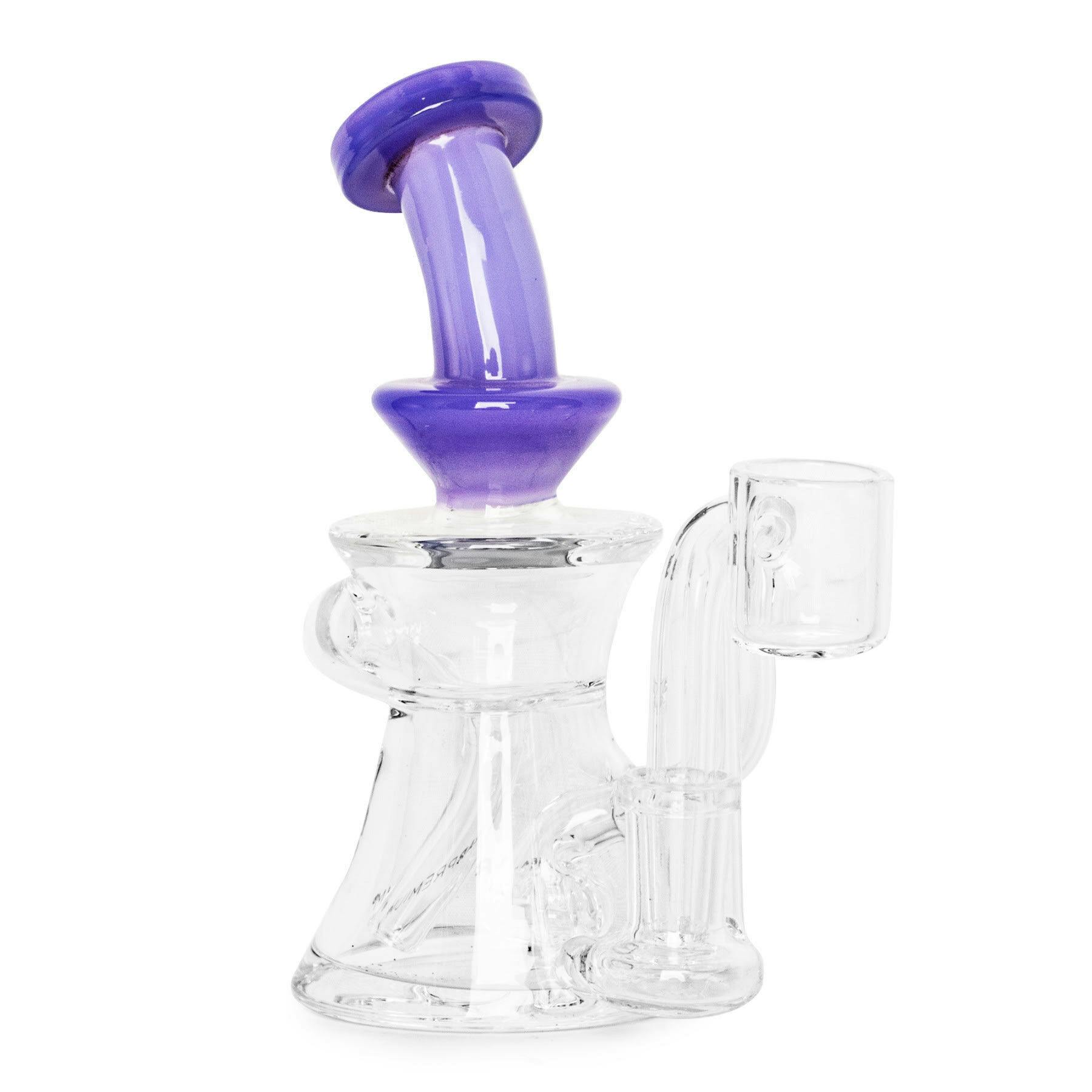 Purple Slyme 6" Repeater Concentrate Recycler