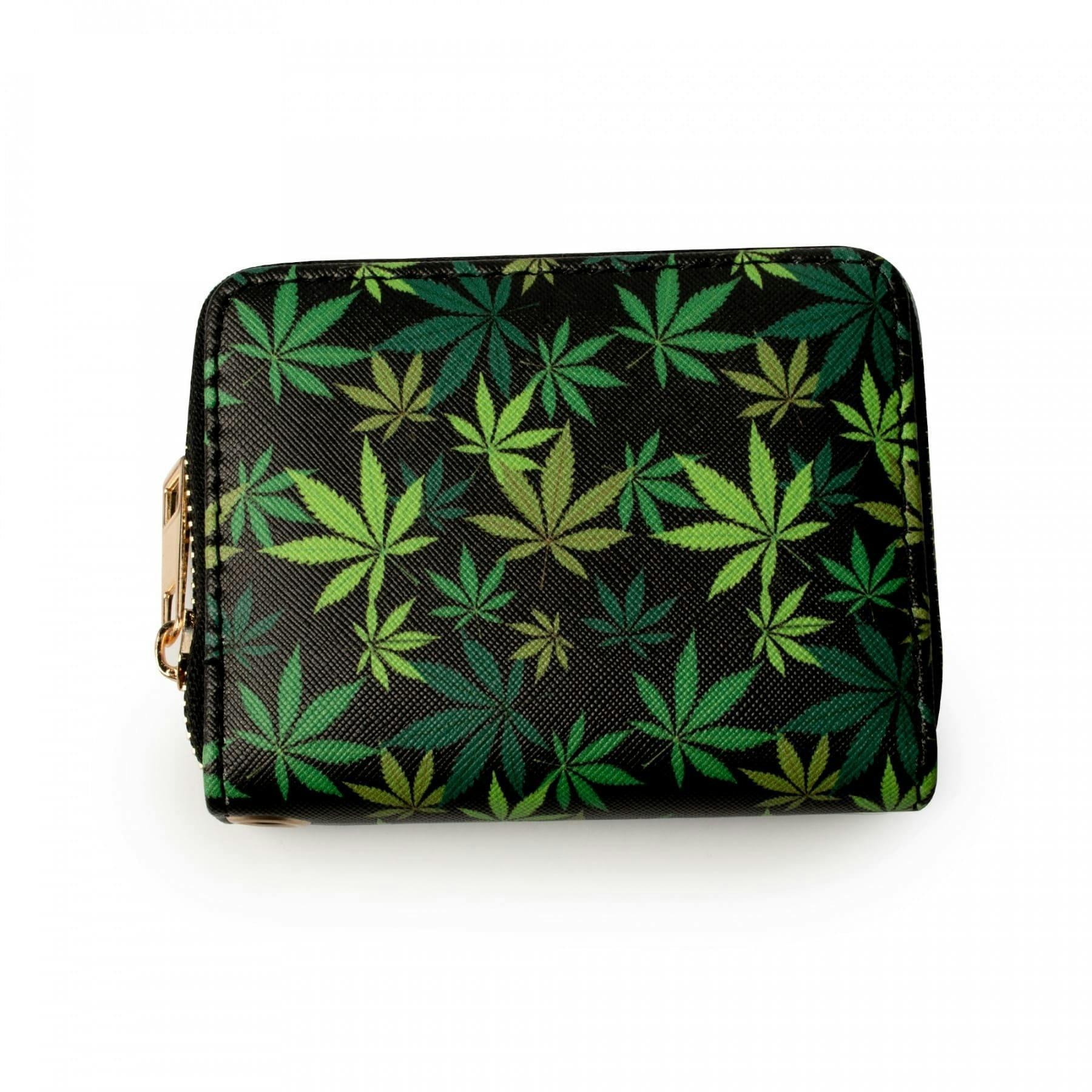 Black Leaf Design Wallet