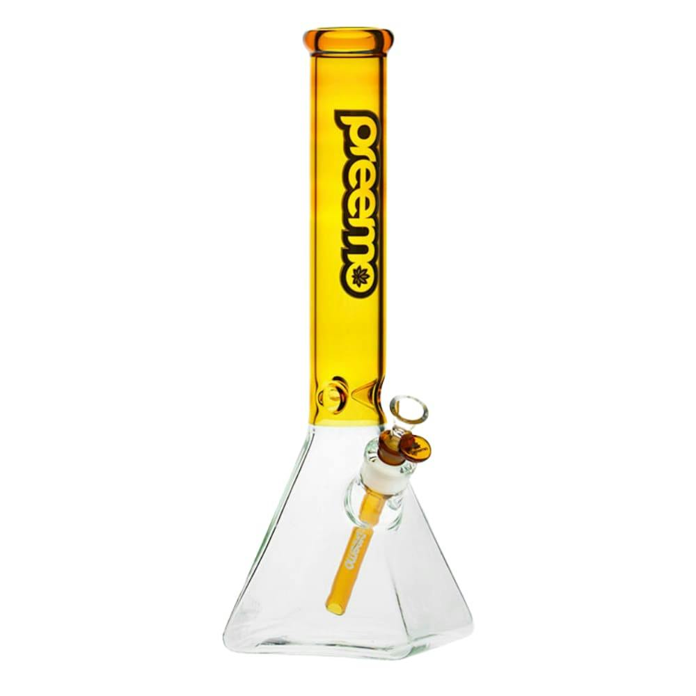 Gold 16" Pyramid Bong