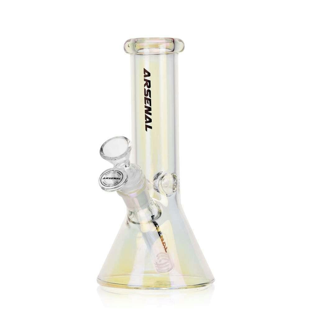 8" Golden Glow Bong