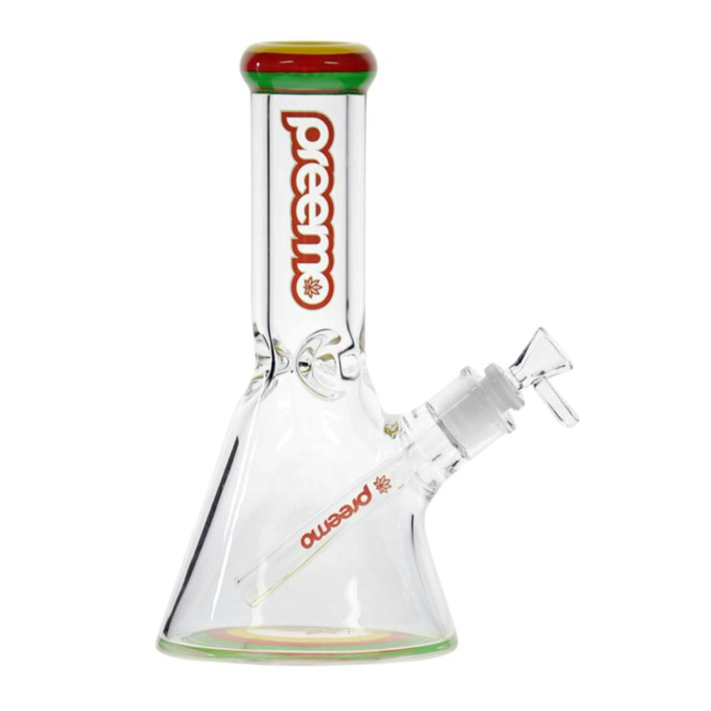 Red 10.5" Triple Band Bong
