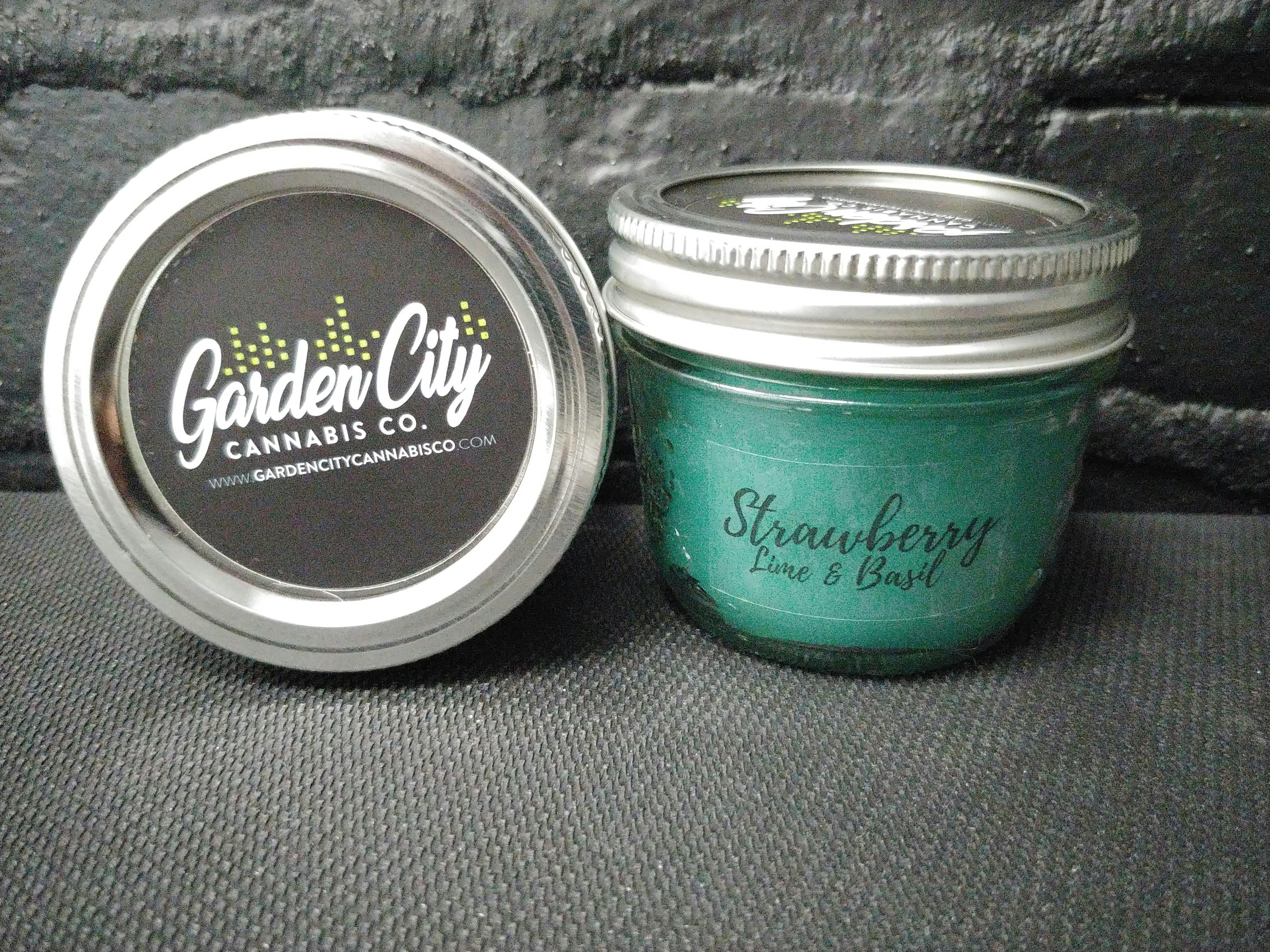 Strawberry Lime Basil Scented Candle