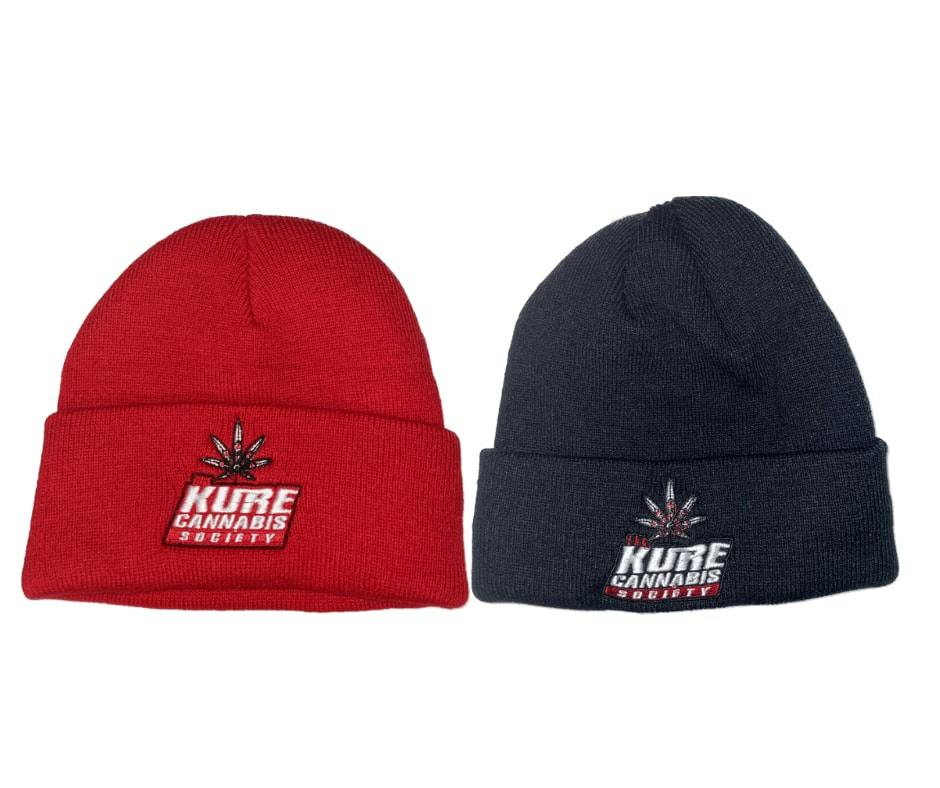 Acrylic Cuff Toque (Red or Black)