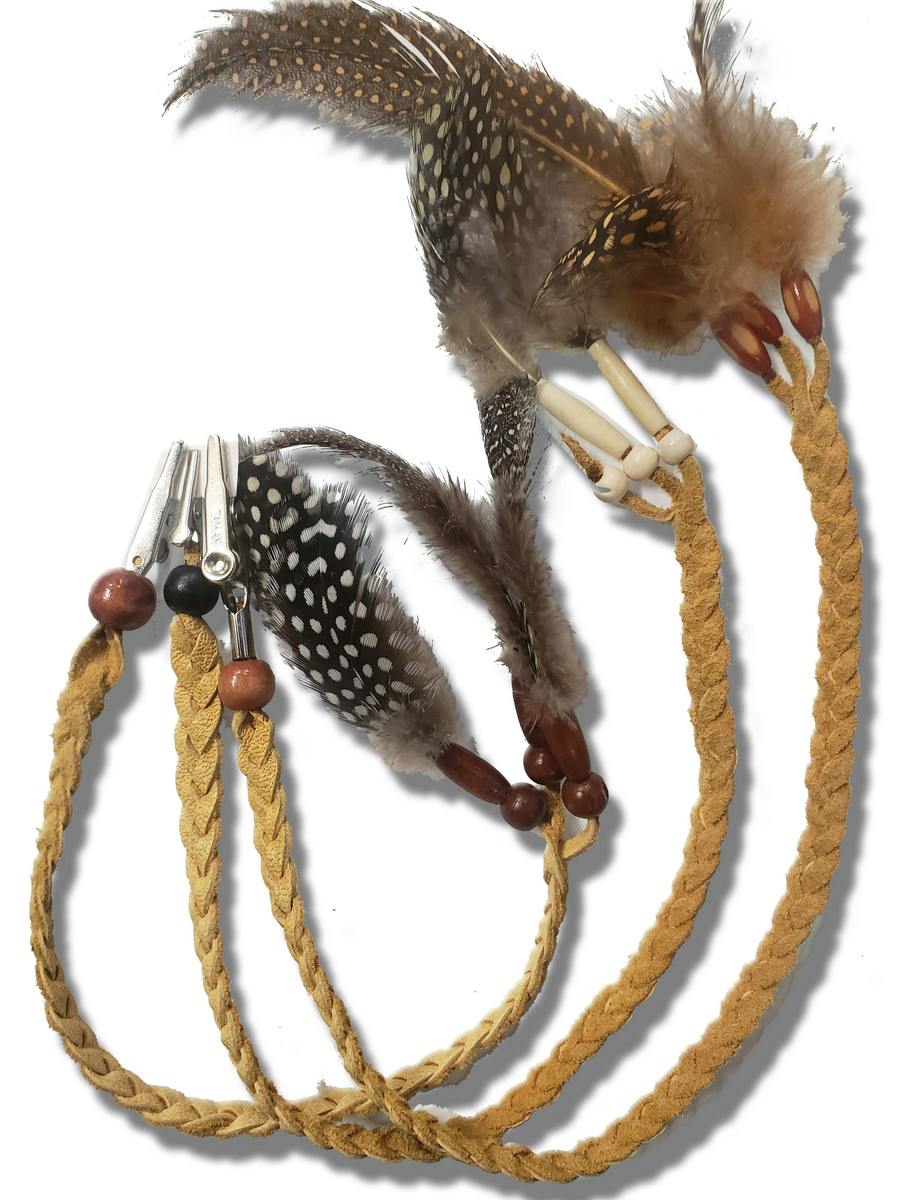 Connie's Crafts: Clip Feathered - Moose Hide