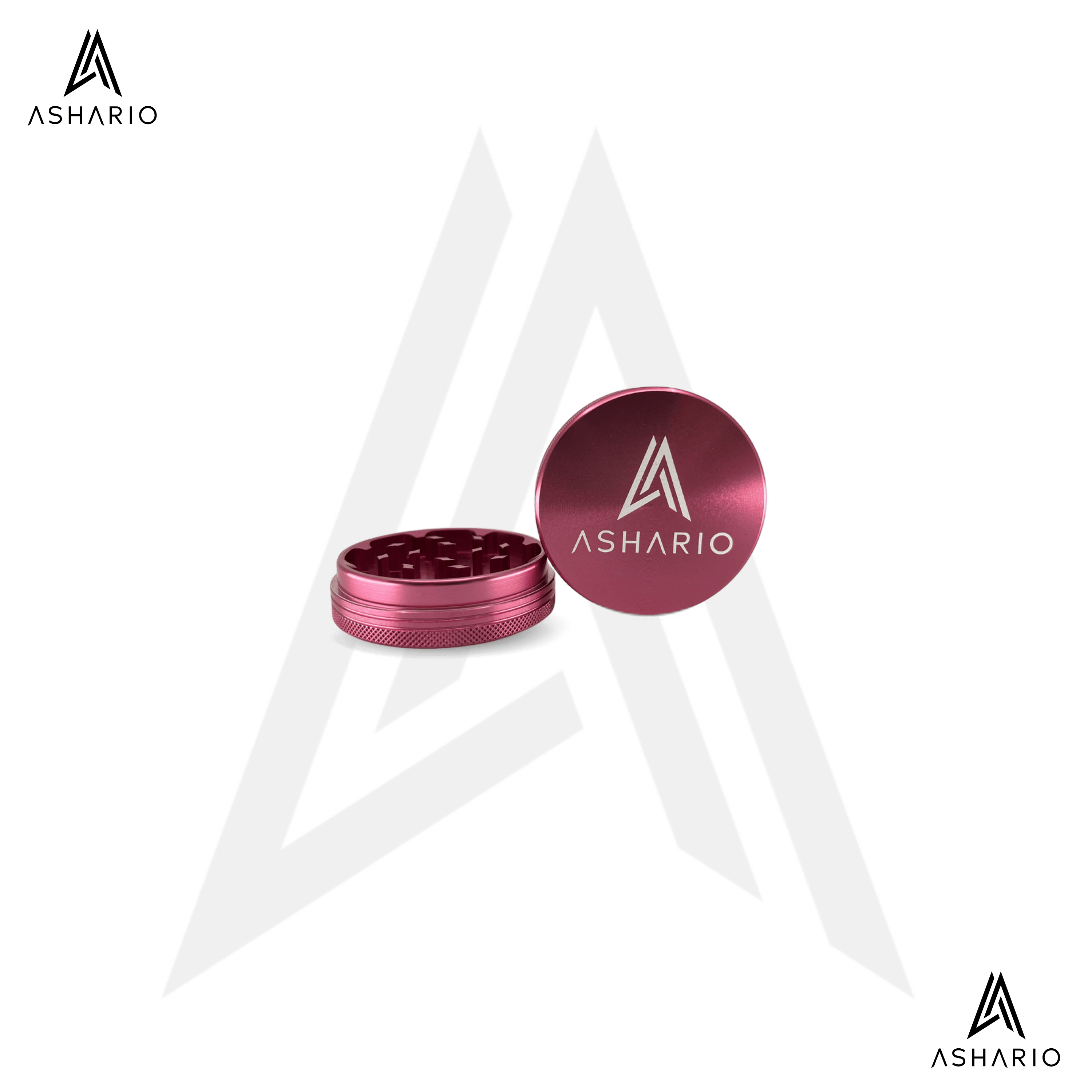 Aluminum Grinder Large 2pc - Pink