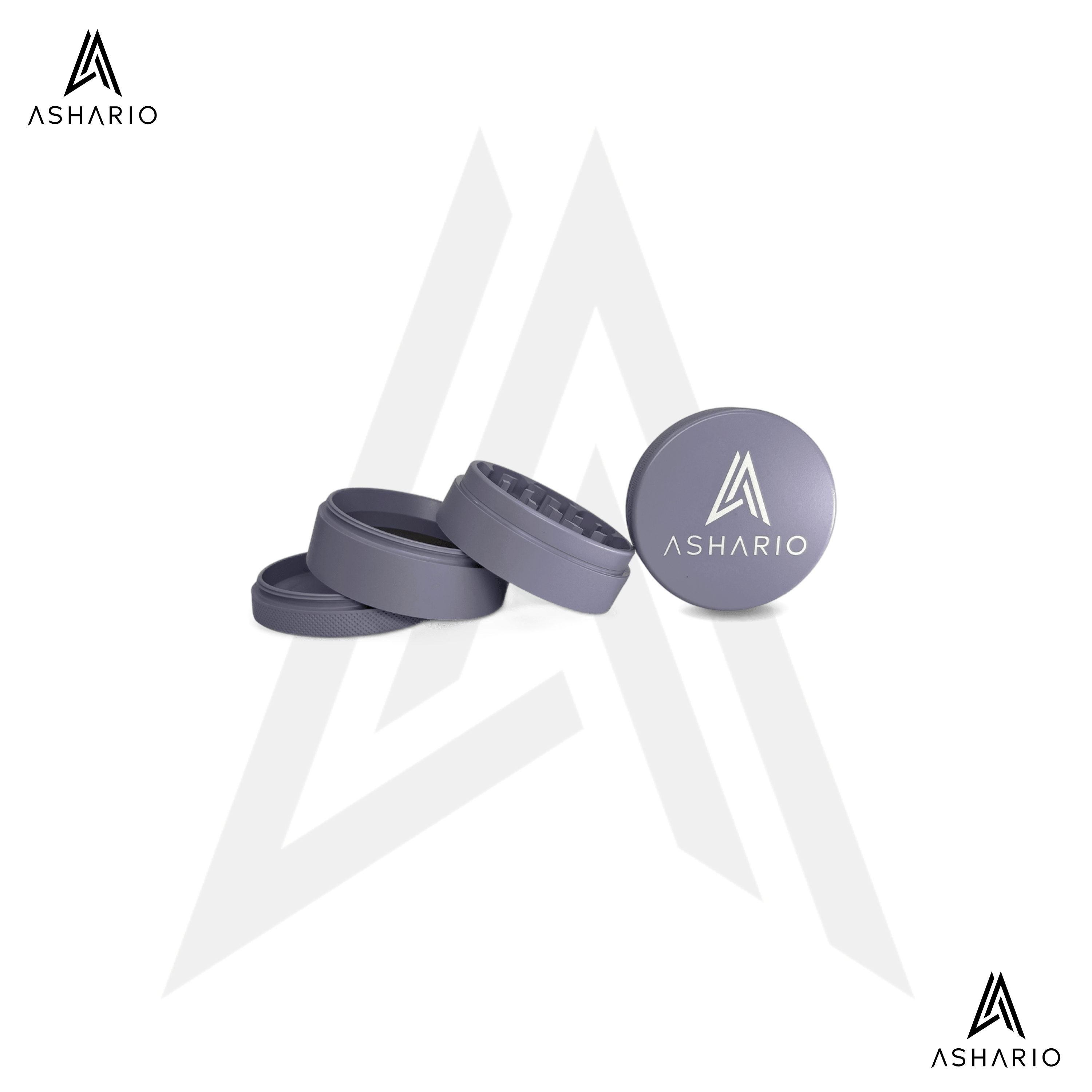 Ashario Ceramic Grinder - Purple