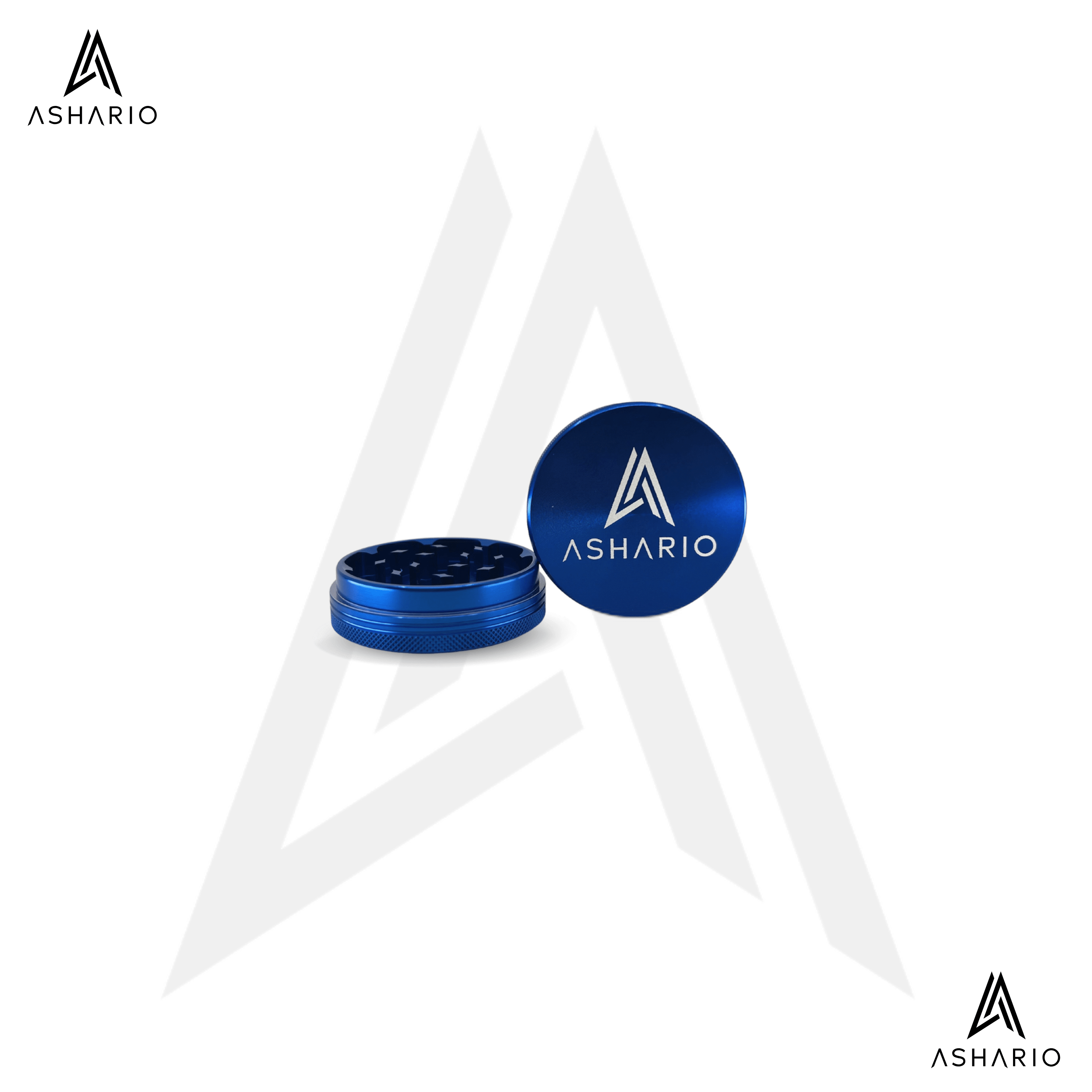 Aluminum Grinder Large2pc - Blue