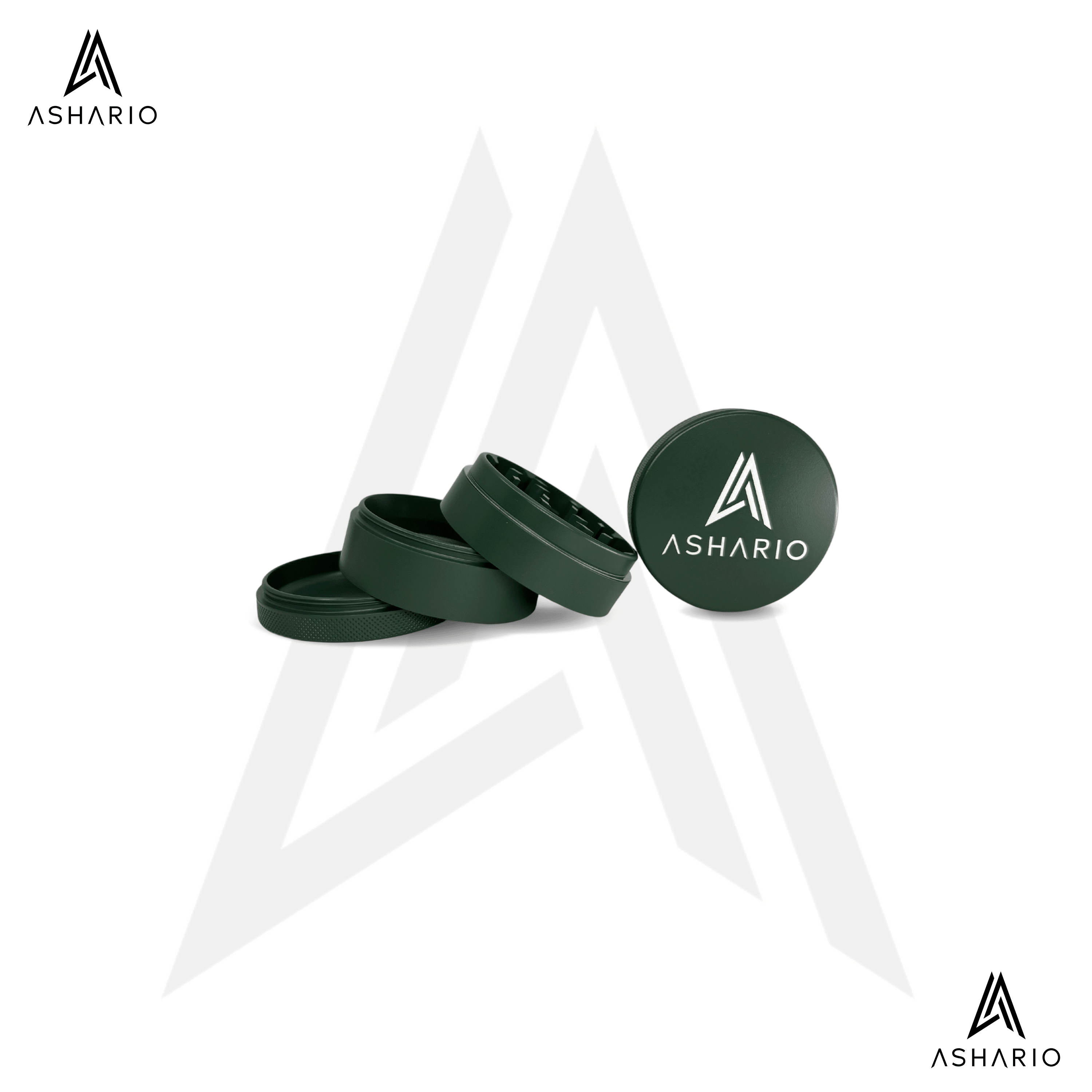 Ashario Ceramic Grinder - Green