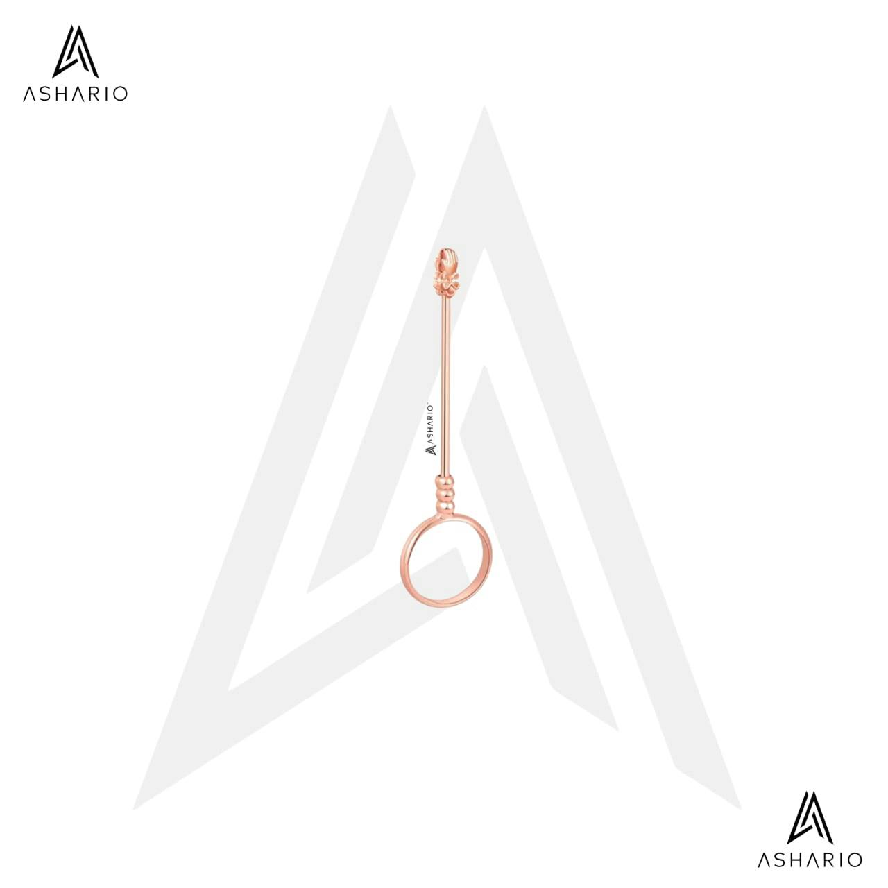 ASHARIO Pre-Roll Ring Holder - Hands - Rose Gold
