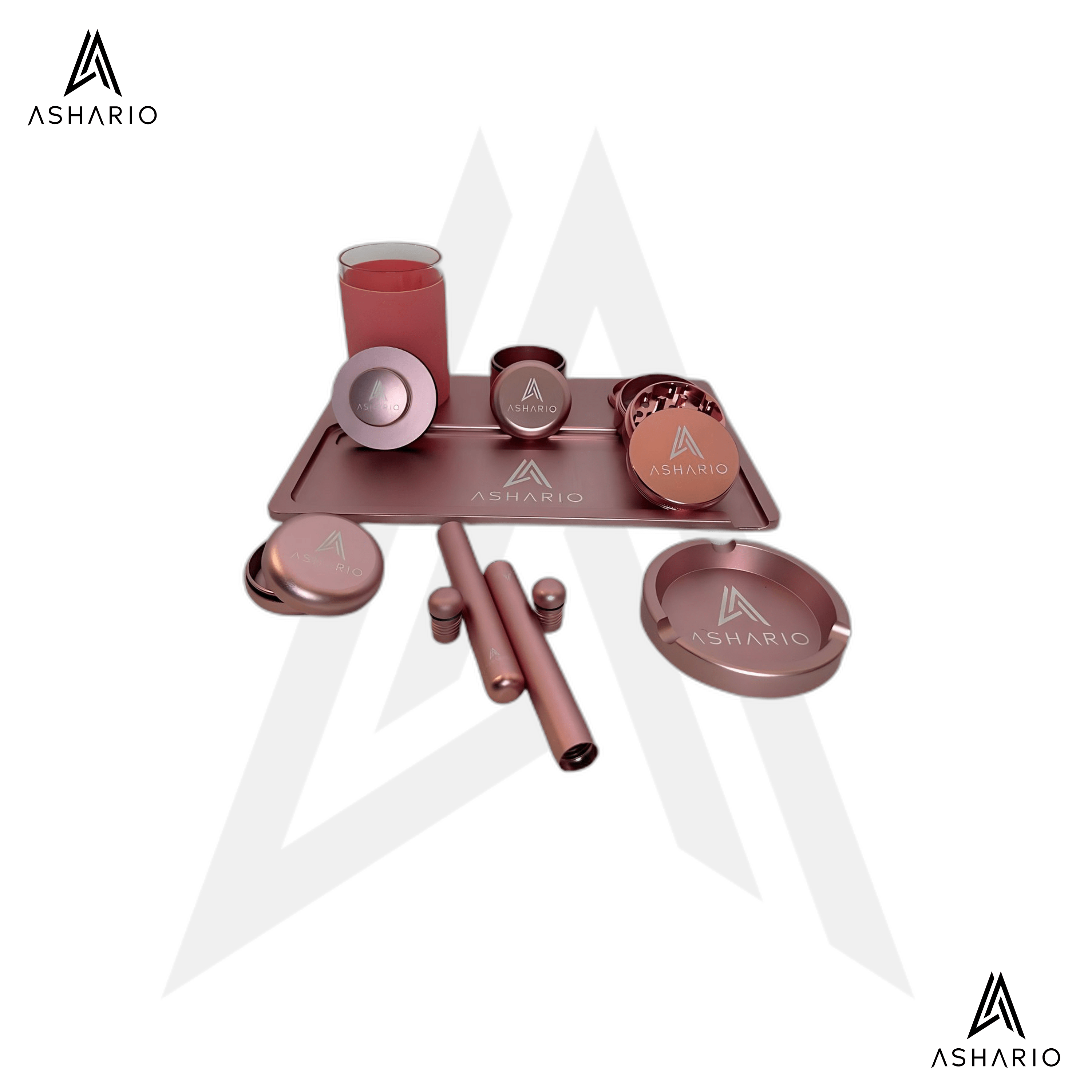 Ashario Deluxe Cannabis Kit - Pink