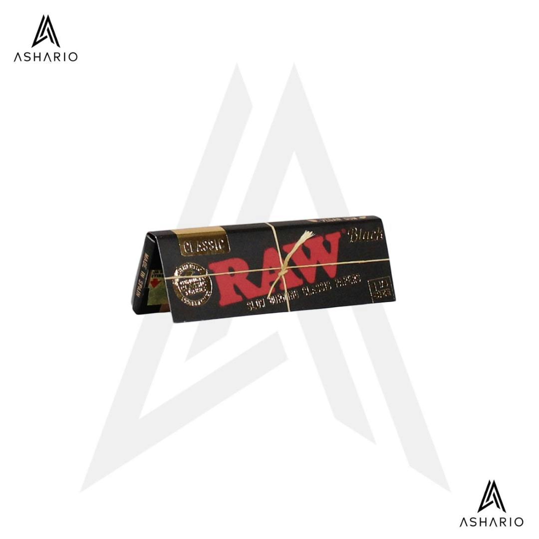 1 1/4 Size Black Natural Unrefined Papers