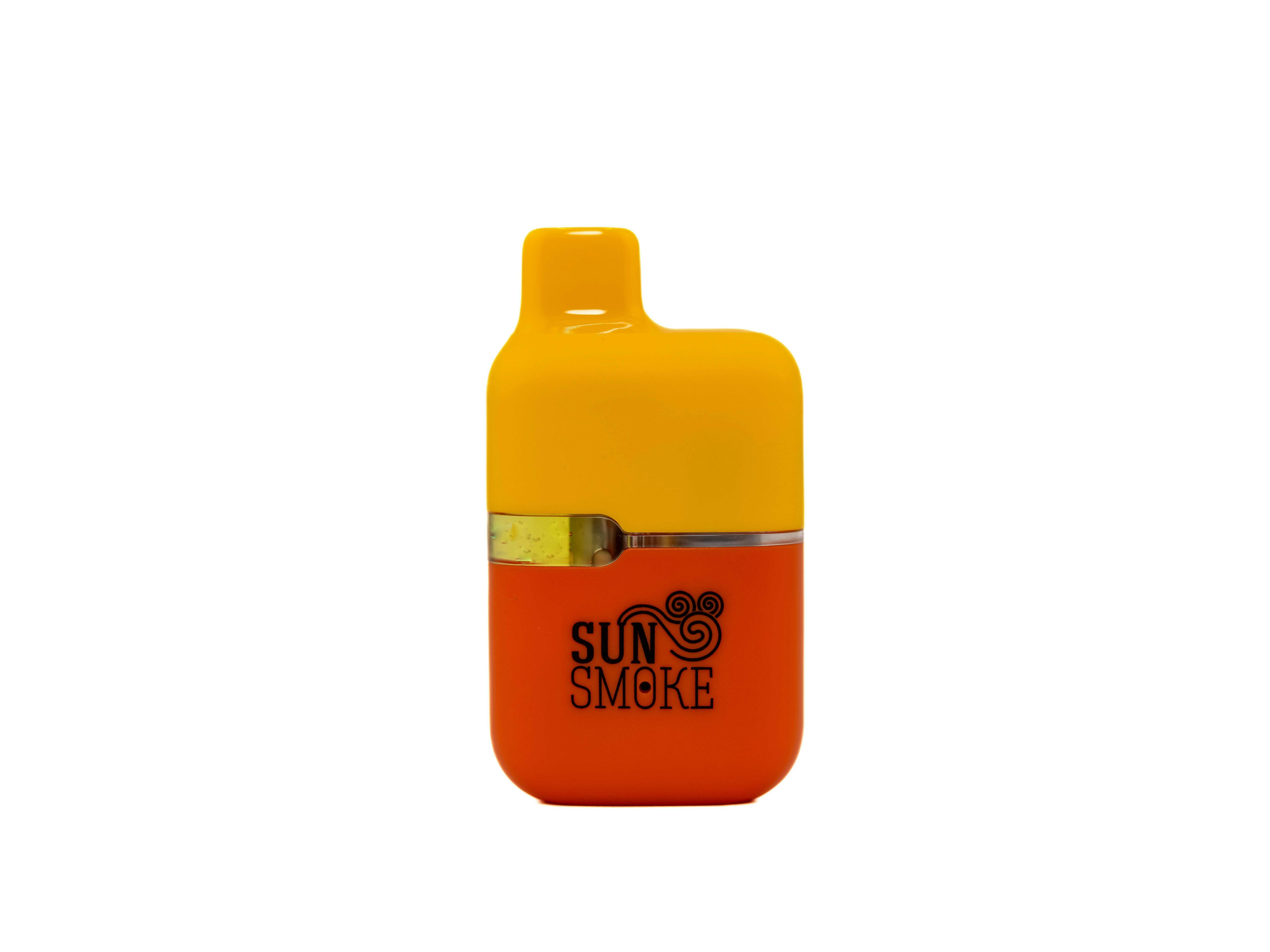 SunSmoke - Strawberry Gelato Live Resin Cart 1g at Goldenhour Collective - Point Arena