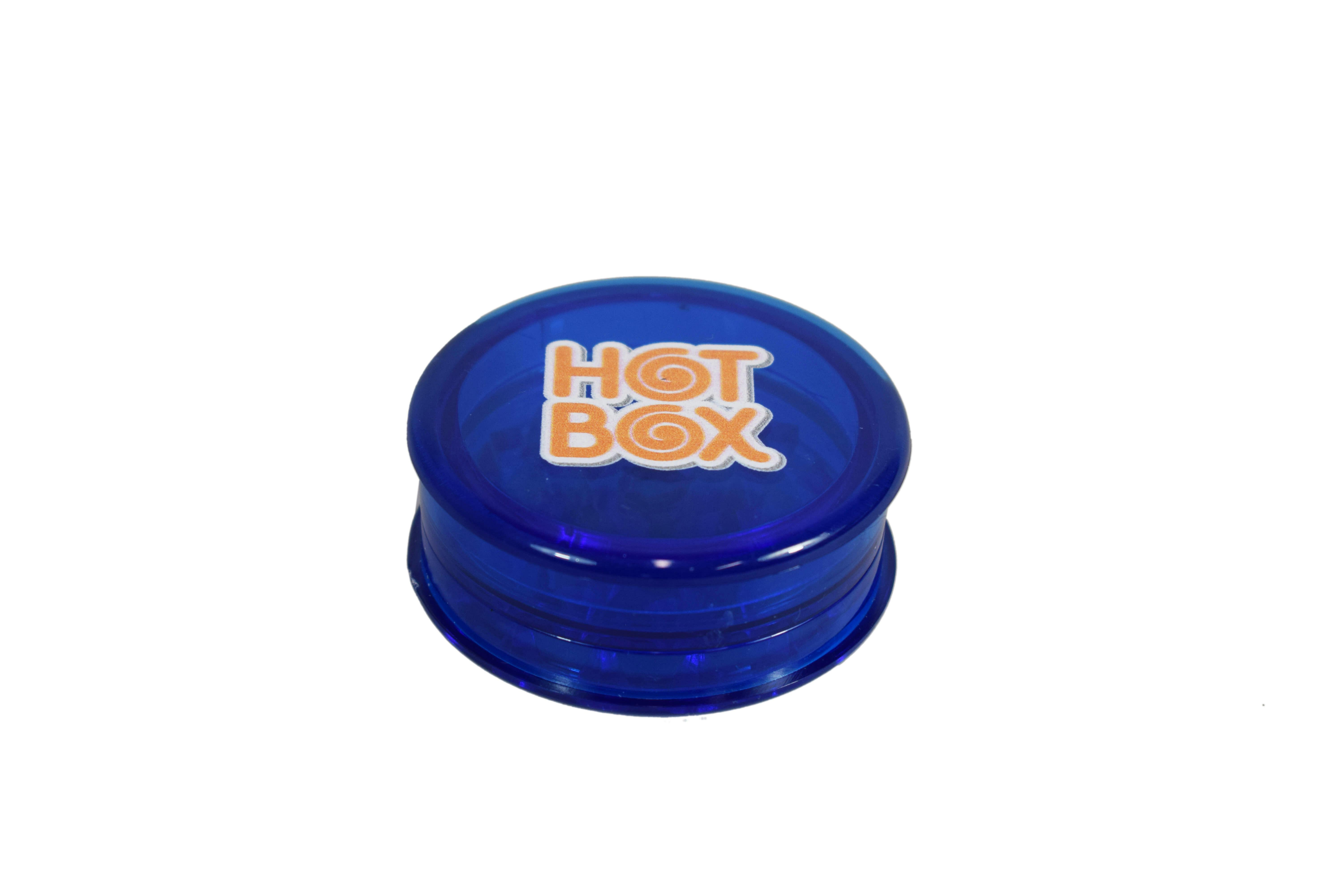 Hotbox 3 Piece Acrylic Grinder - Blue