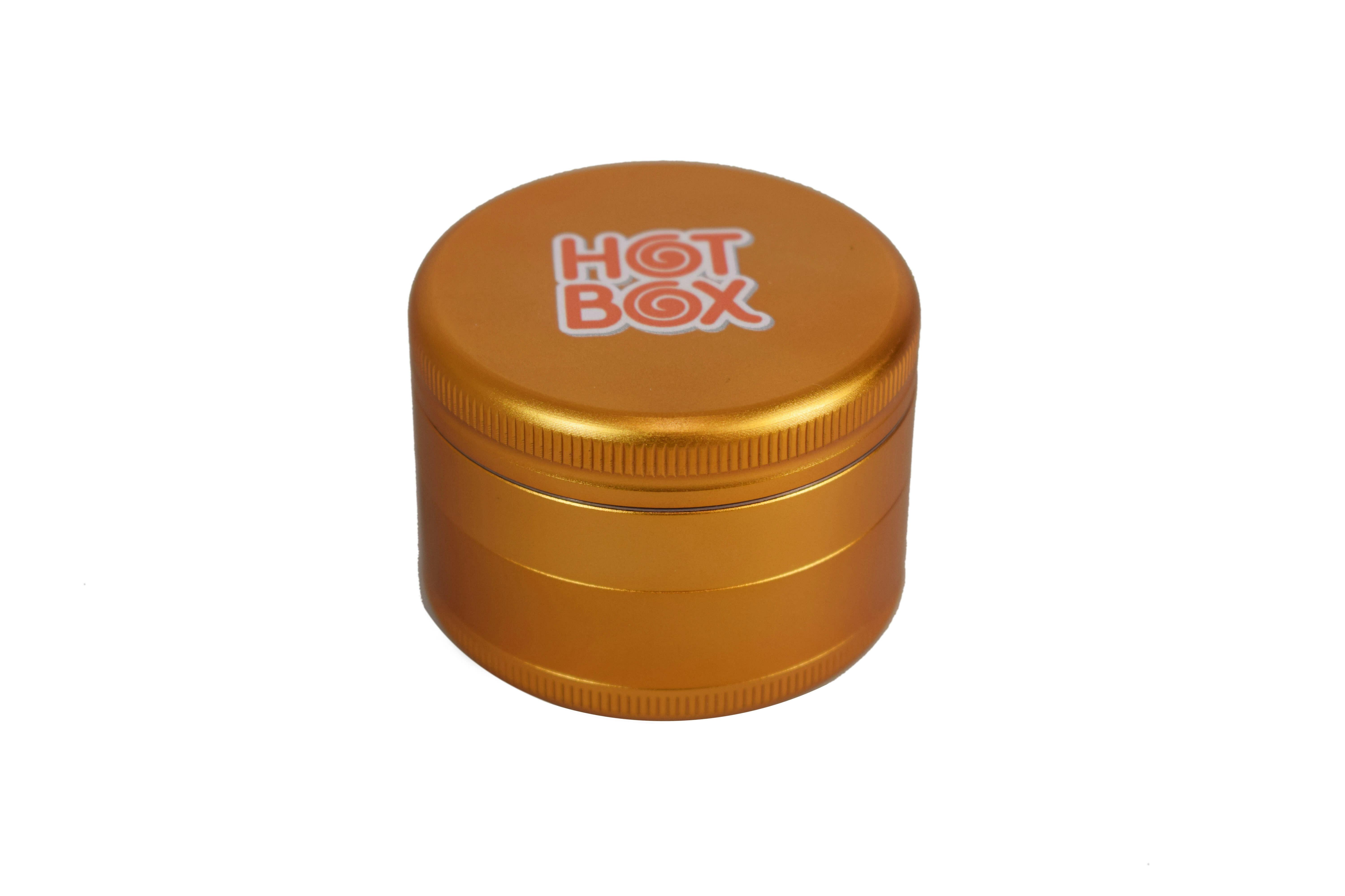 Hotbox 4 Piece Grinder - Orange