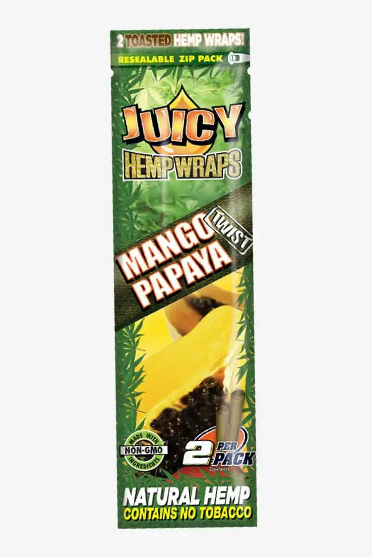 Juicy j hemp wrap Mango papaya
