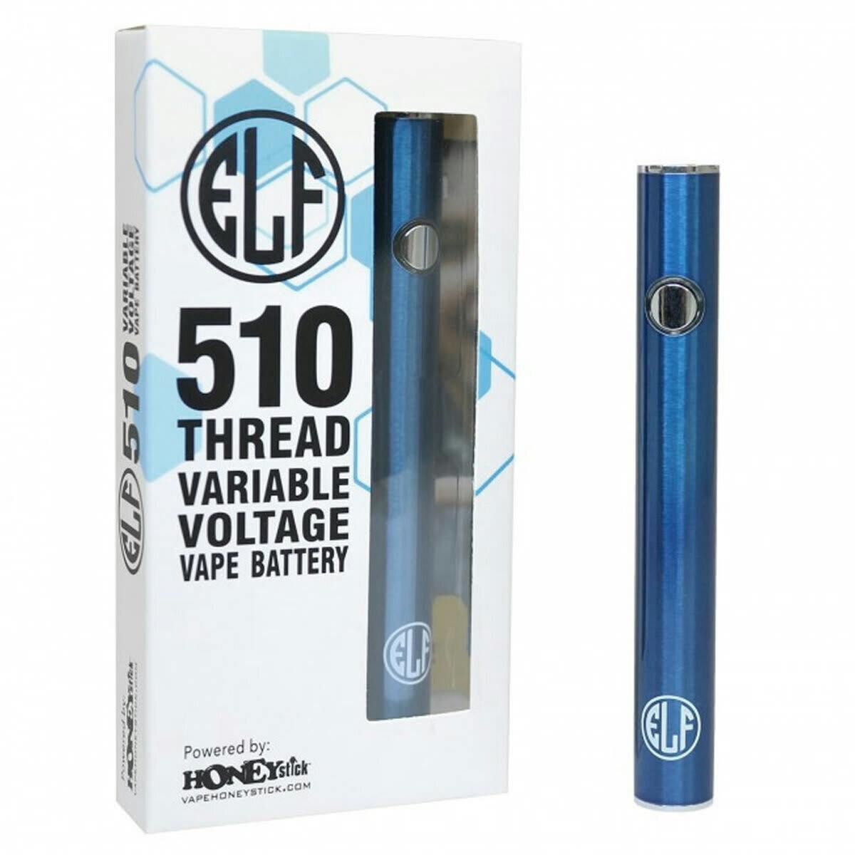 Elf 510 Variable Voltage with Button by HoneyStick - Blue