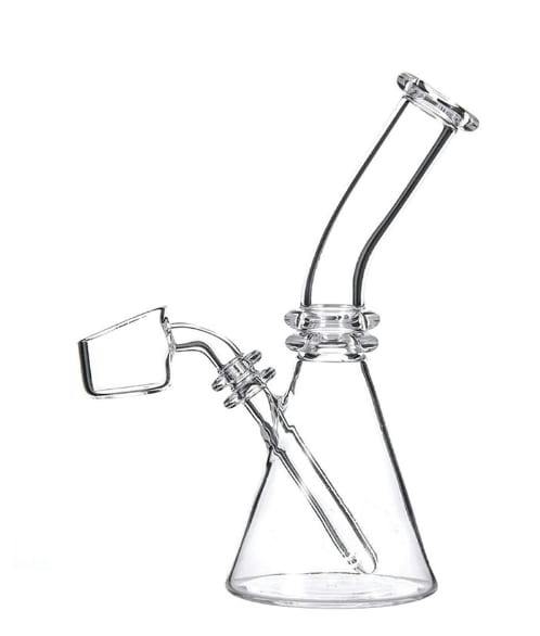 5" Full Quartz Beaker Dab Rig with Banger