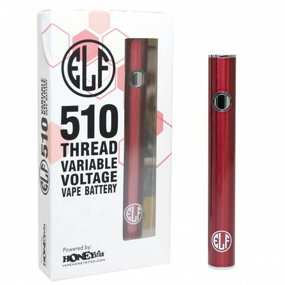 Elf 510 Variable Voltage with Button by HoneyStick - Red