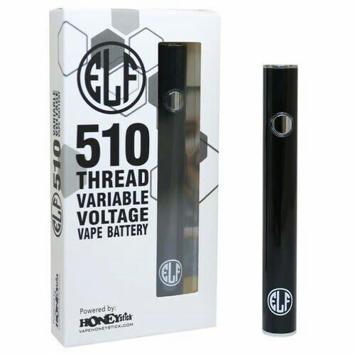 Elf 510 Variable Voltage with Button by HoneyStick - Black