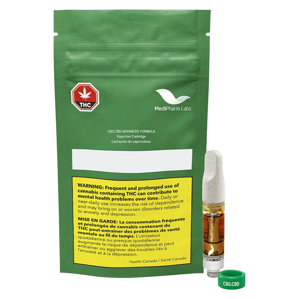 Medipharm Labs - CBG:CBD Advanced Formula 510 Thread Cartridge - 1g