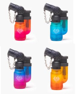 Special Blue Torch Lighter - Clear Ombre