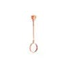 Rose Gold Rose Clip