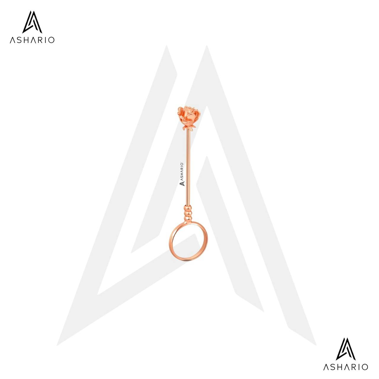 ASHARIO Pre-Roll Ring Holder - Radiant Rose - Rose Gold
