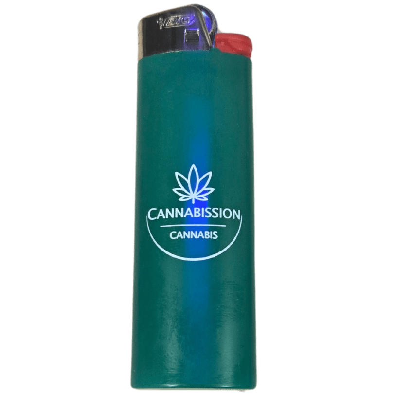 BIC Classic Lighter - Cannabission Green