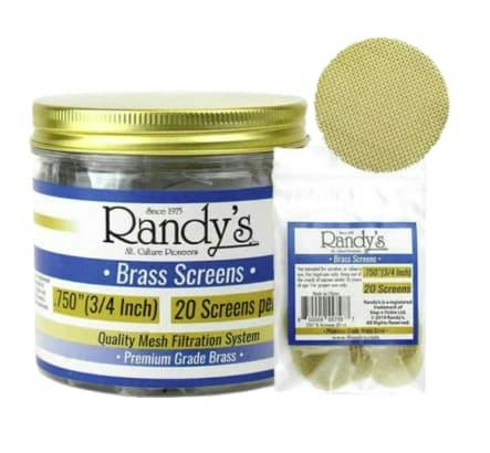Randy's .750" Brass Screen -20pk
